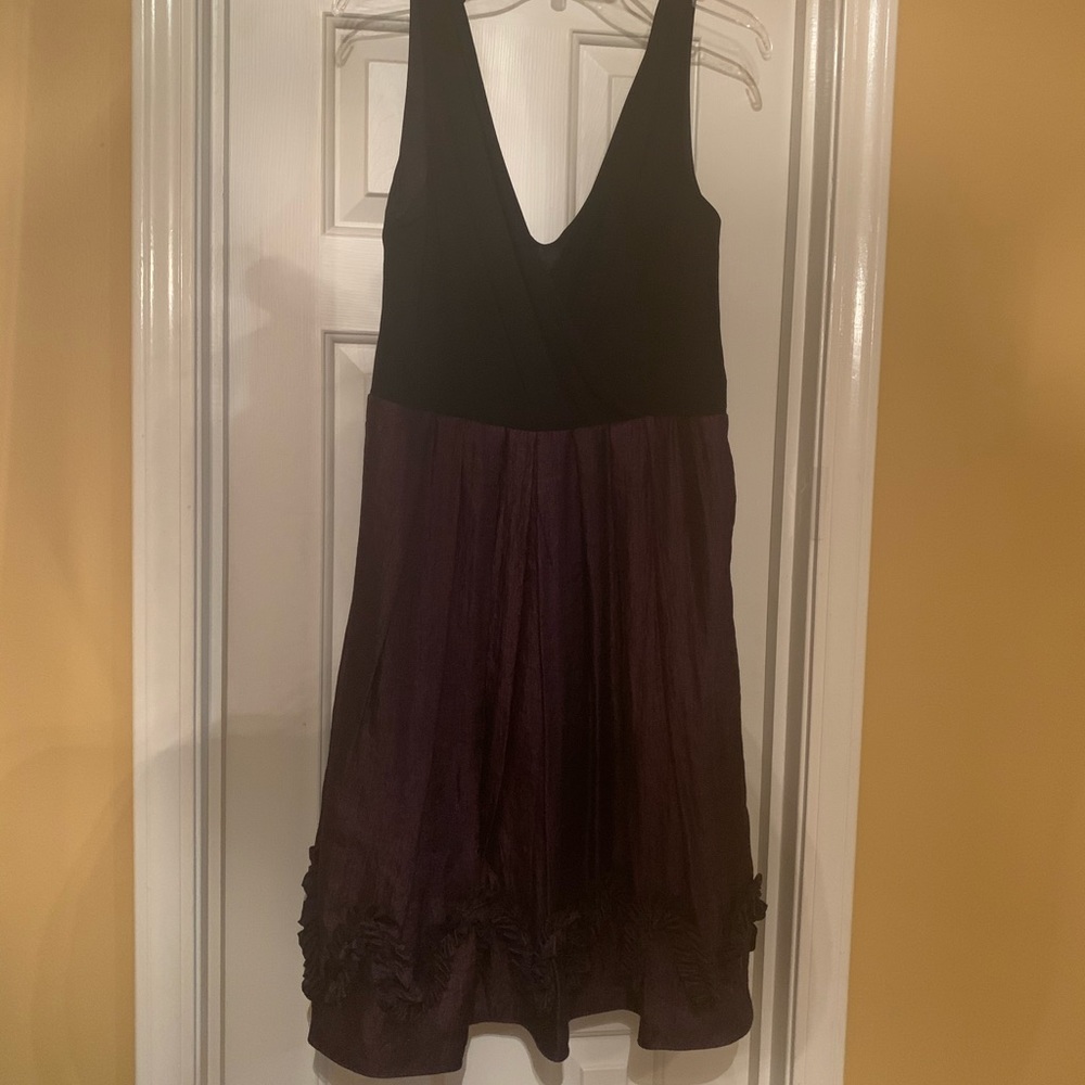 Black and purple party dress!